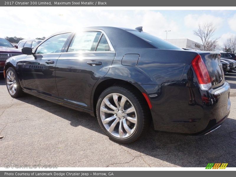 Maximum Steel Metallic / Black 2017 Chrysler 300 Limited