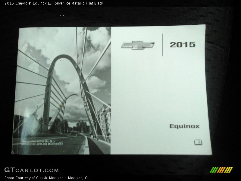 Silver Ice Metallic / Jet Black 2015 Chevrolet Equinox LS
