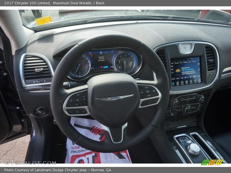 Maximum Steel Metallic / Black 2017 Chrysler 300 Limited