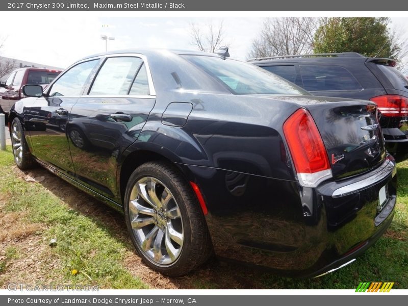Maximum Steel Metallic / Black 2017 Chrysler 300 Limited