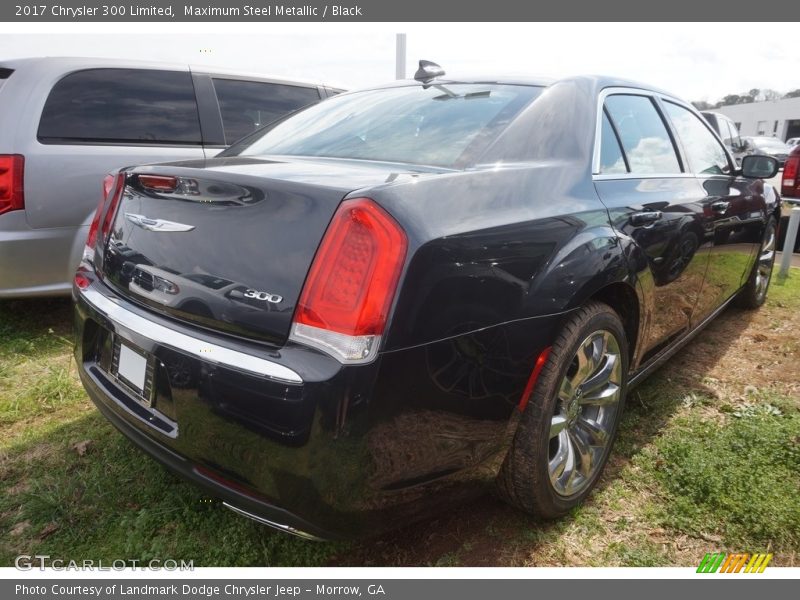 Maximum Steel Metallic / Black 2017 Chrysler 300 Limited