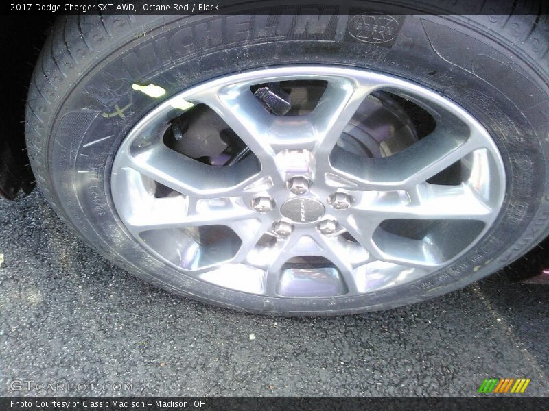 Octane Red / Black 2017 Dodge Charger SXT AWD