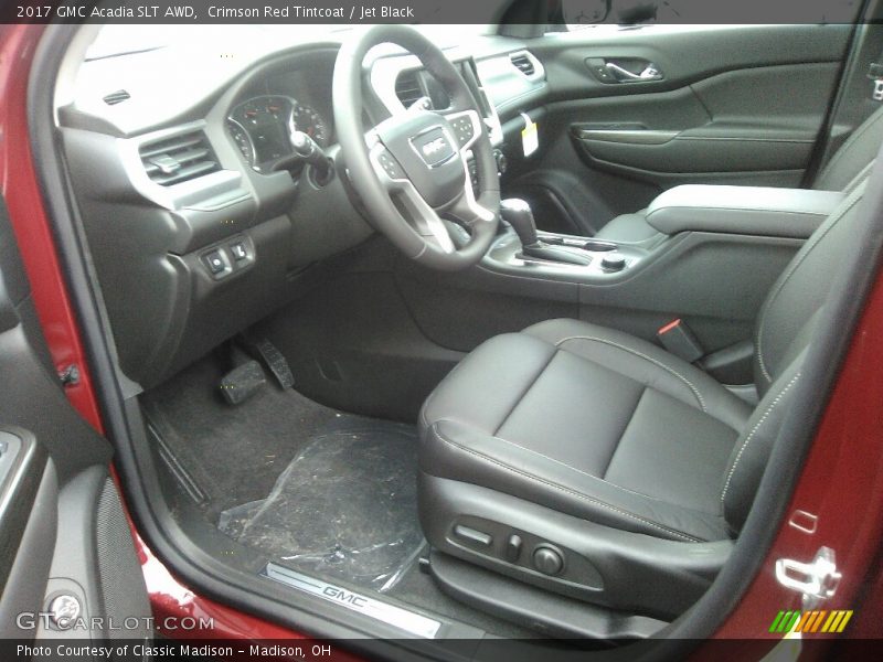 Crimson Red Tintcoat / Jet Black 2017 GMC Acadia SLT AWD