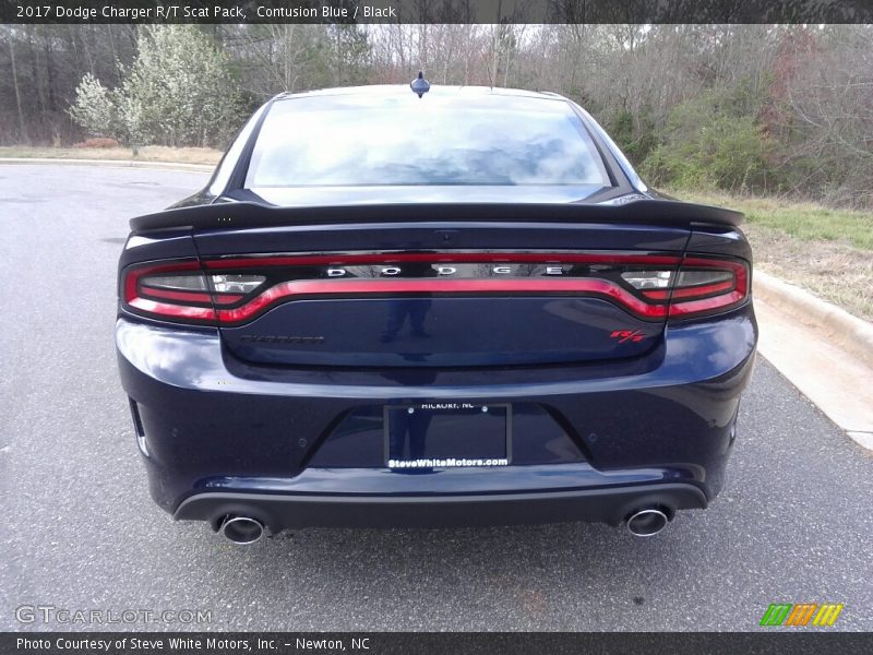Contusion Blue / Black 2017 Dodge Charger R/T Scat Pack
