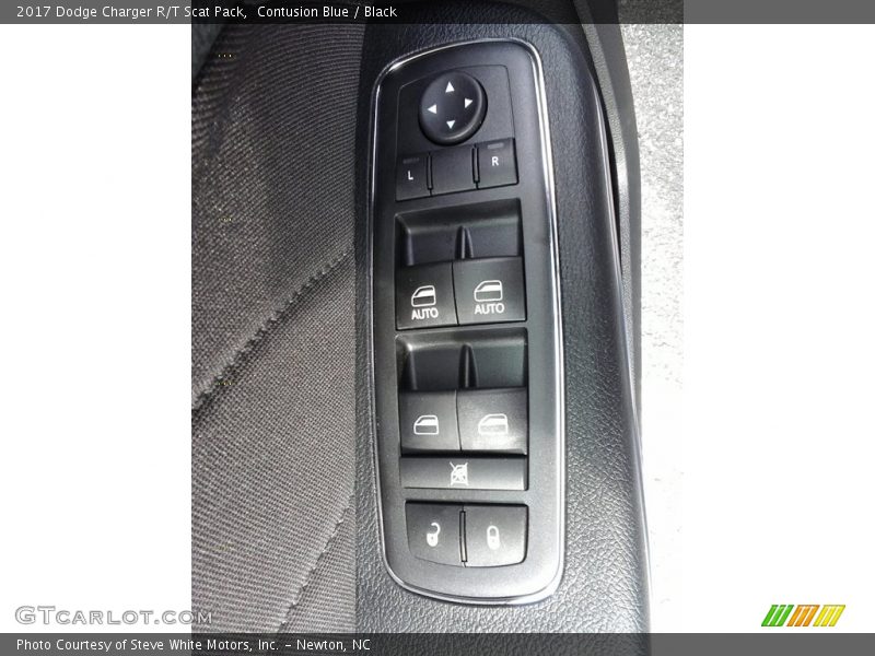 Contusion Blue / Black 2017 Dodge Charger R/T Scat Pack