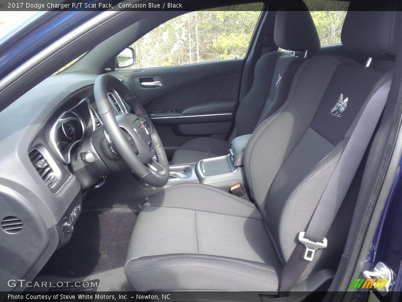 Contusion Blue / Black 2017 Dodge Charger R/T Scat Pack