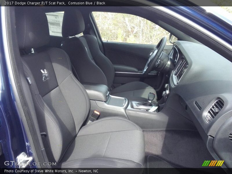 Contusion Blue / Black 2017 Dodge Charger R/T Scat Pack