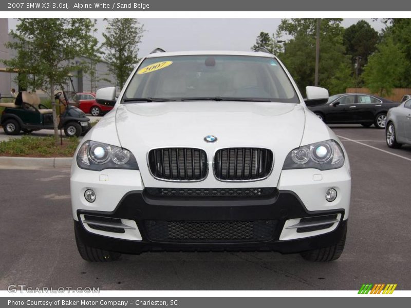 Alpine White / Sand Beige 2007 BMW X5 3.0si