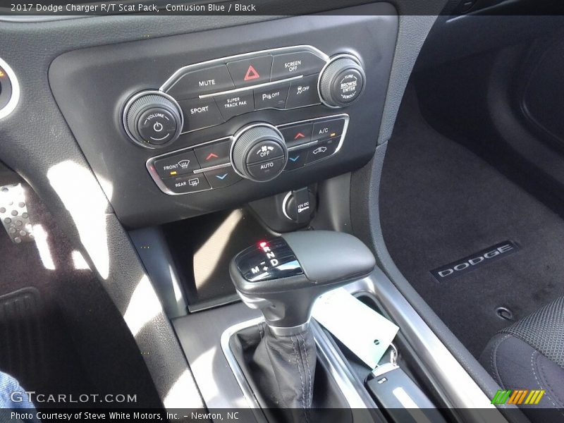 Contusion Blue / Black 2017 Dodge Charger R/T Scat Pack