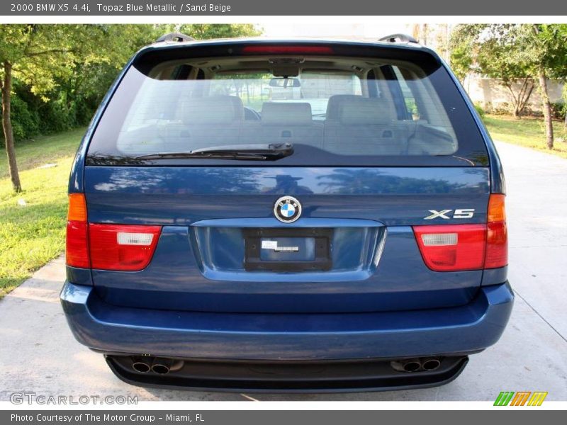 Topaz Blue Metallic / Sand Beige 2000 BMW X5 4.4i