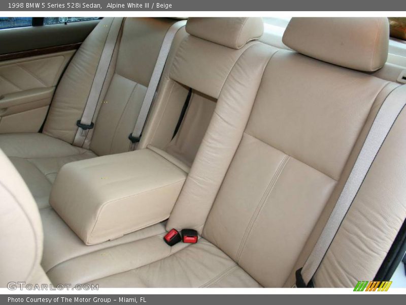 Alpine White III / Beige 1998 BMW 5 Series 528i Sedan