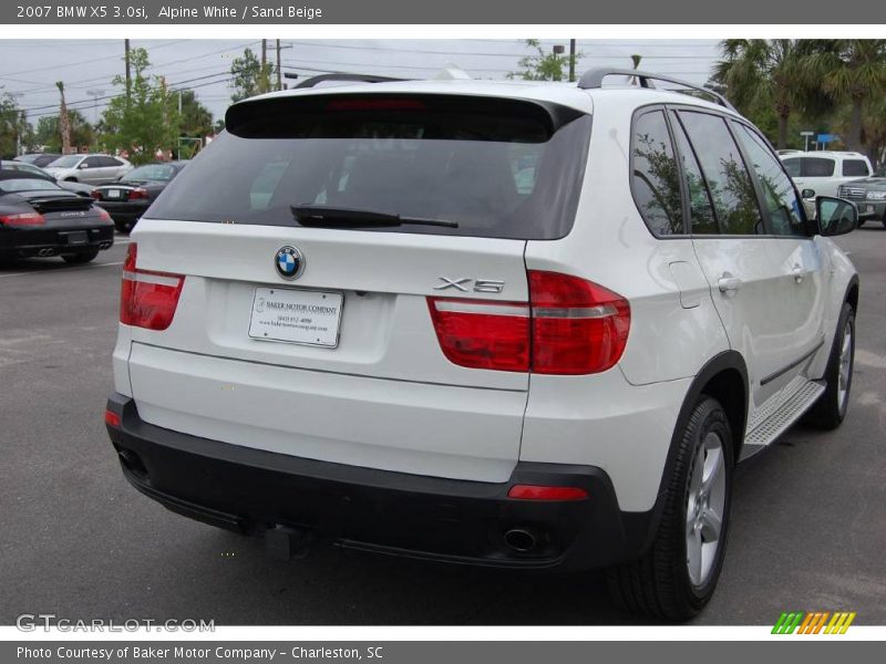 Alpine White / Sand Beige 2007 BMW X5 3.0si