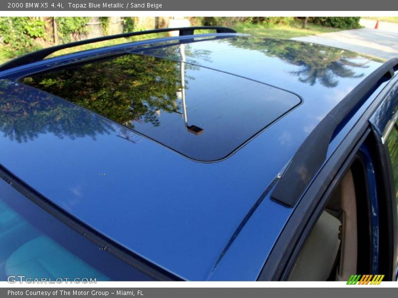 Topaz Blue Metallic / Sand Beige 2000 BMW X5 4.4i
