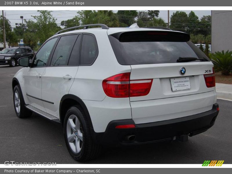 Alpine White / Sand Beige 2007 BMW X5 3.0si