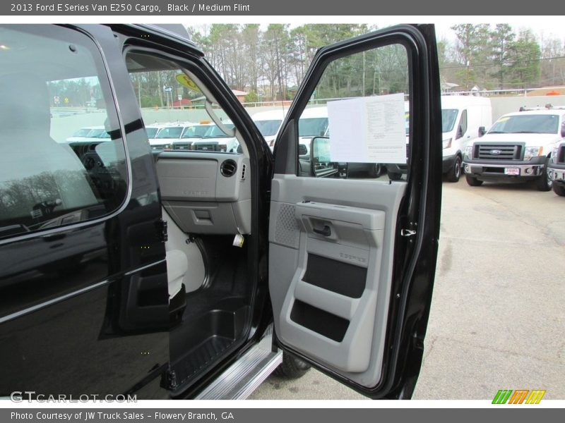 Black / Medium Flint 2013 Ford E Series Van E250 Cargo