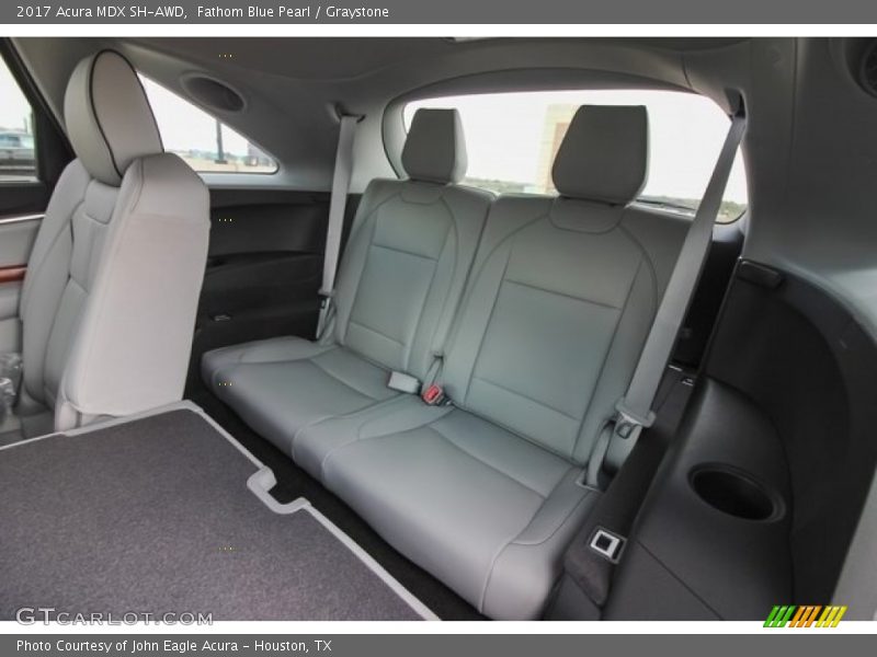 Fathom Blue Pearl / Graystone 2017 Acura MDX SH-AWD