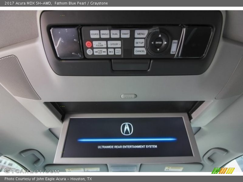 Fathom Blue Pearl / Graystone 2017 Acura MDX SH-AWD
