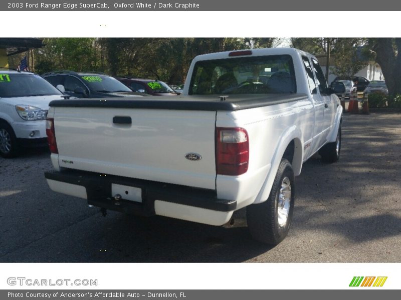 Oxford White / Dark Graphite 2003 Ford Ranger Edge SuperCab