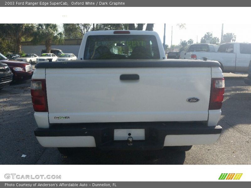 Oxford White / Dark Graphite 2003 Ford Ranger Edge SuperCab