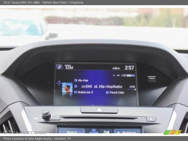Fathom Blue Pearl / Graystone 2017 Acura MDX SH-AWD