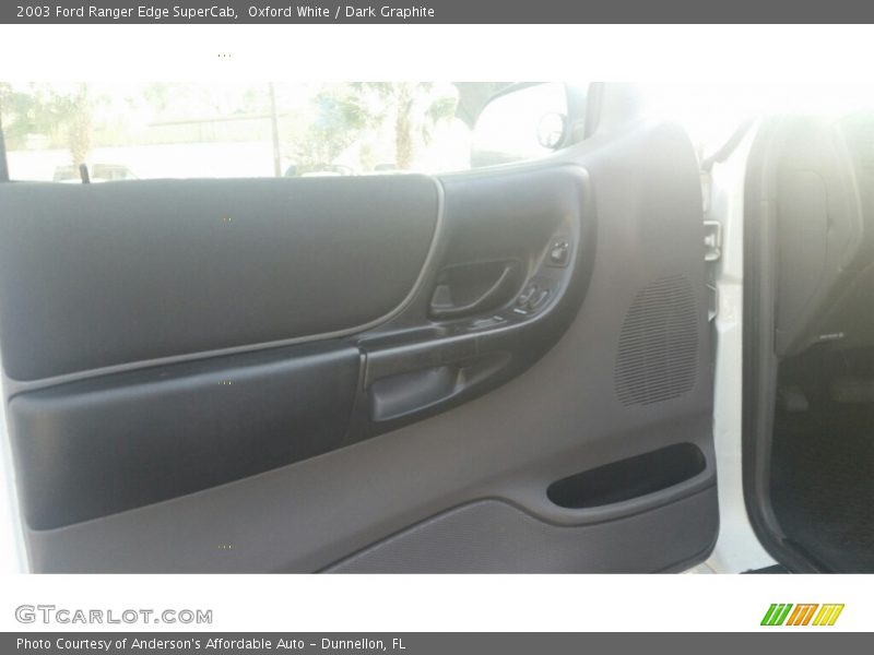 Oxford White / Dark Graphite 2003 Ford Ranger Edge SuperCab