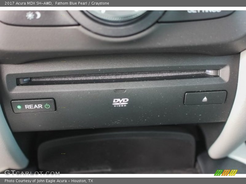 Fathom Blue Pearl / Graystone 2017 Acura MDX SH-AWD