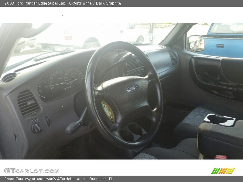 Oxford White / Dark Graphite 2003 Ford Ranger Edge SuperCab