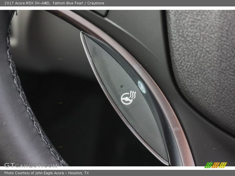 Fathom Blue Pearl / Graystone 2017 Acura MDX SH-AWD