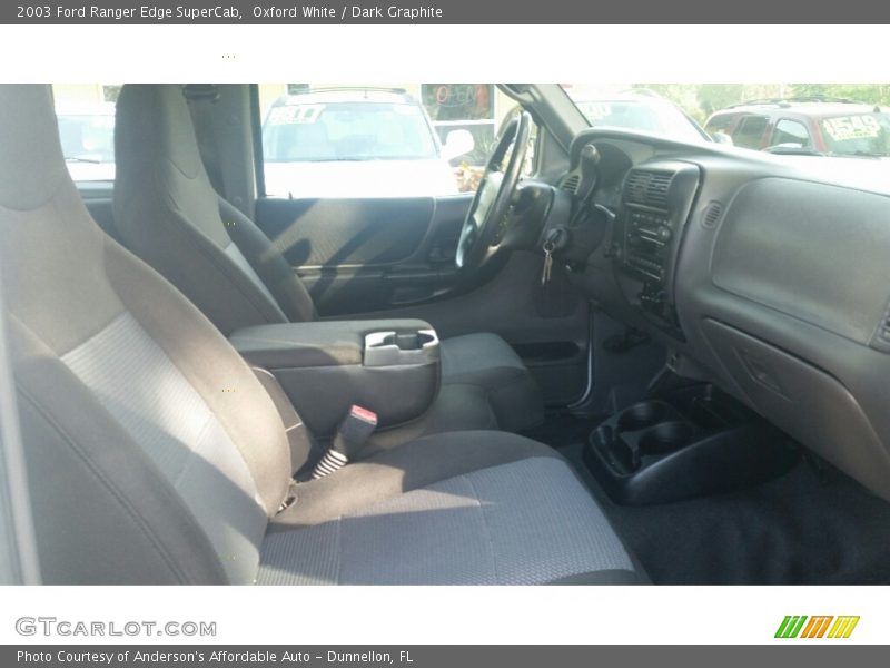 Oxford White / Dark Graphite 2003 Ford Ranger Edge SuperCab
