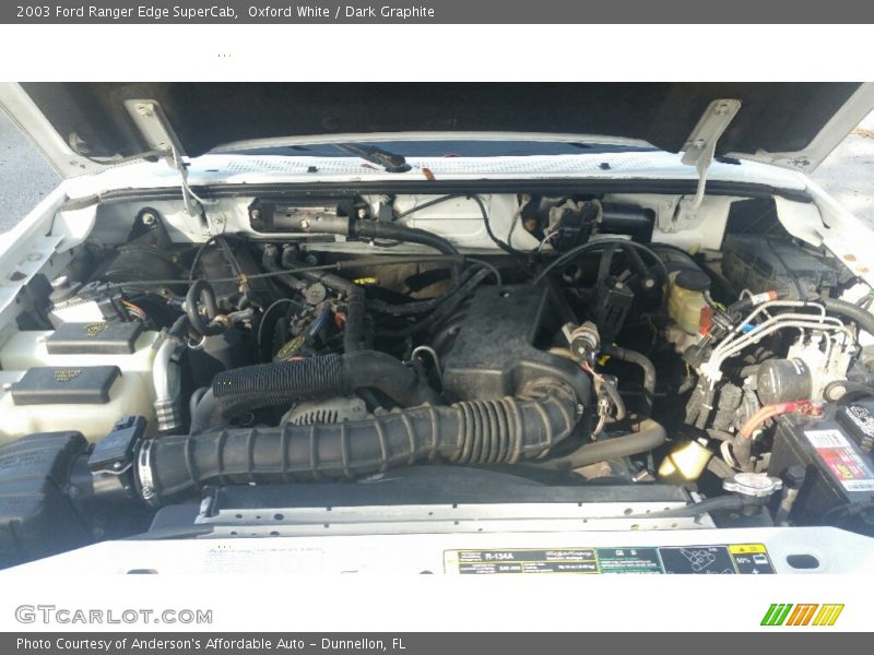 Oxford White / Dark Graphite 2003 Ford Ranger Edge SuperCab