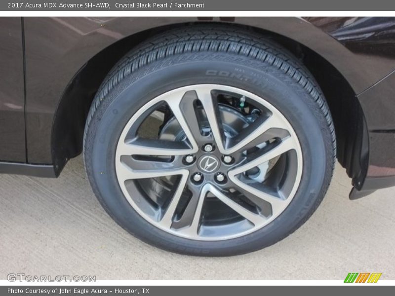 Crystal Black Pearl / Parchment 2017 Acura MDX Advance SH-AWD