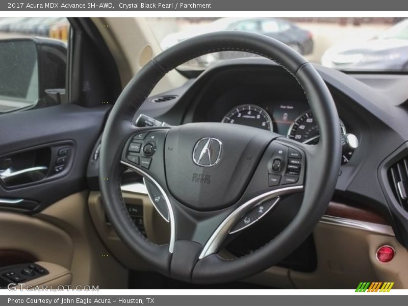 Crystal Black Pearl / Parchment 2017 Acura MDX Advance SH-AWD