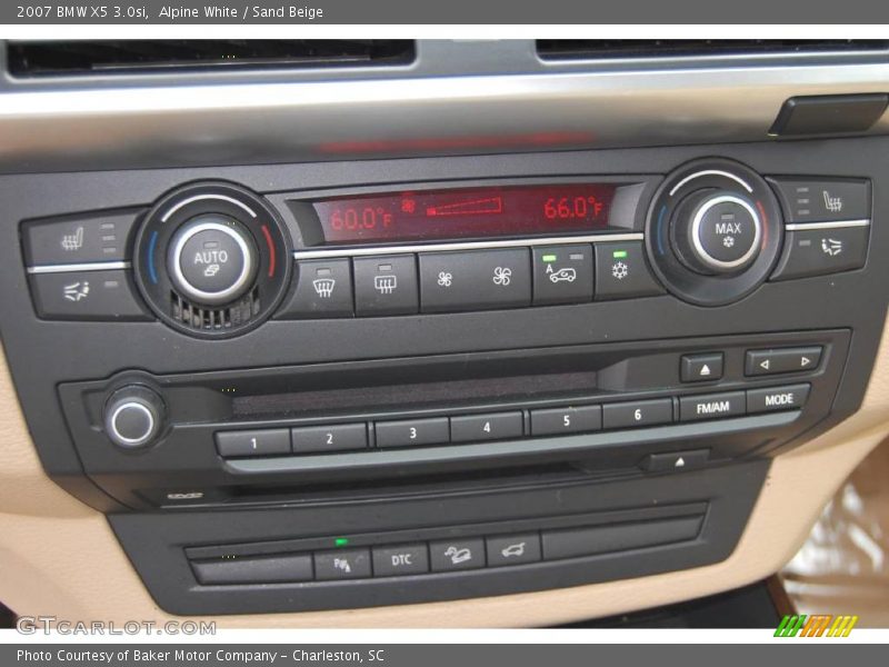Alpine White / Sand Beige 2007 BMW X5 3.0si