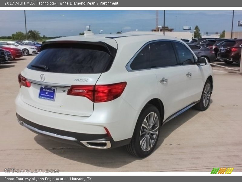 White Diamond Pearl / Parchment 2017 Acura MDX Technology