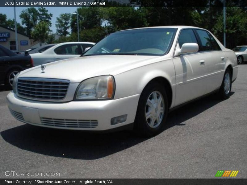 White Diamond / Oatmeal 2003 Cadillac DeVille Sedan