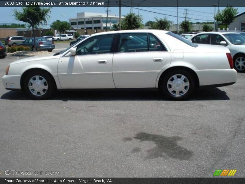 White Diamond / Oatmeal 2003 Cadillac DeVille Sedan