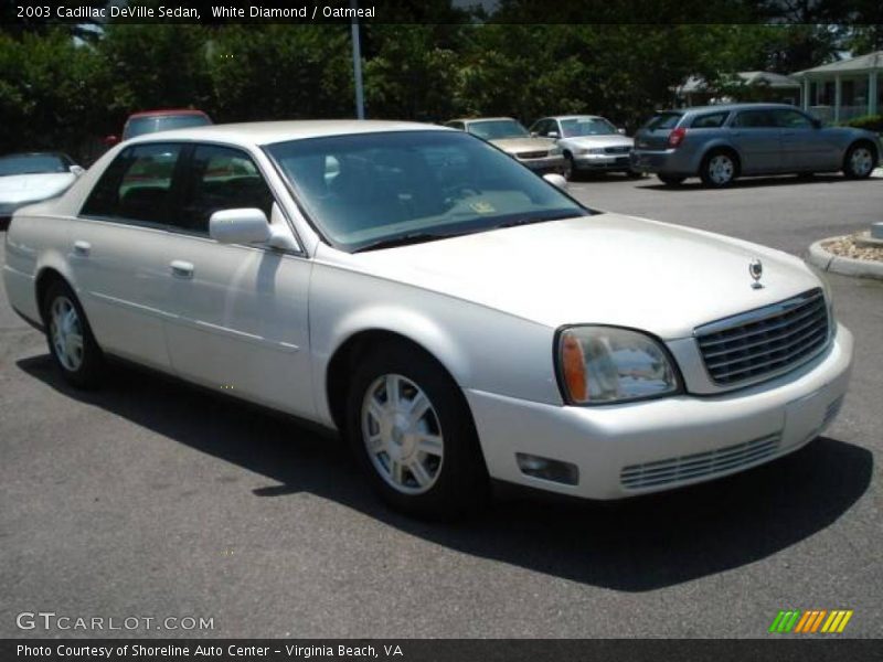 White Diamond / Oatmeal 2003 Cadillac DeVille Sedan