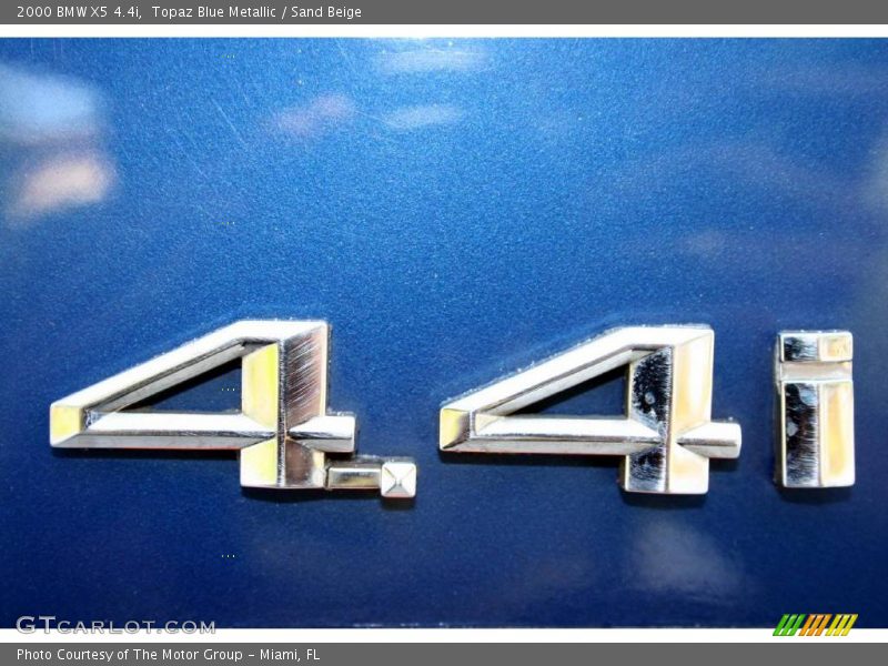 Topaz Blue Metallic / Sand Beige 2000 BMW X5 4.4i