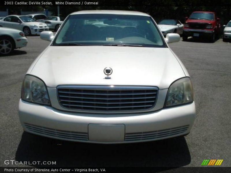 White Diamond / Oatmeal 2003 Cadillac DeVille Sedan