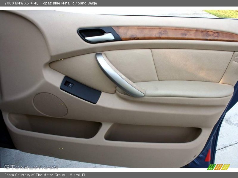 Topaz Blue Metallic / Sand Beige 2000 BMW X5 4.4i