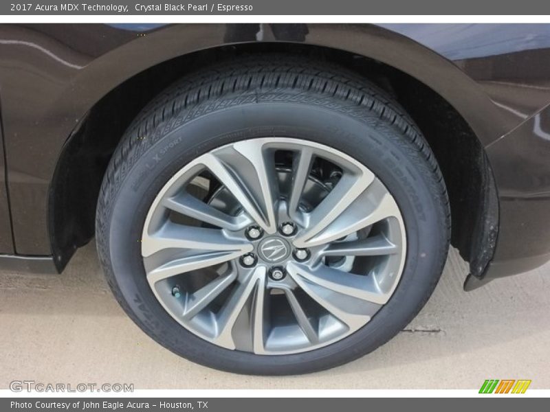 Crystal Black Pearl / Espresso 2017 Acura MDX Technology