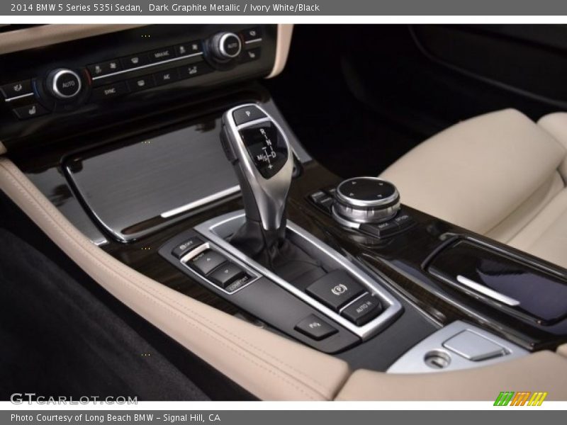 Dark Graphite Metallic / Ivory White/Black 2014 BMW 5 Series 535i Sedan
