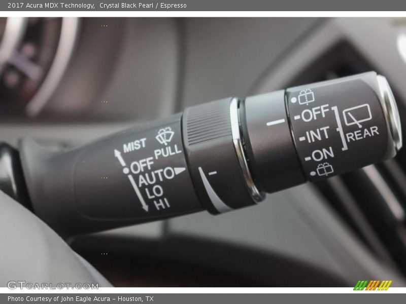 Crystal Black Pearl / Espresso 2017 Acura MDX Technology