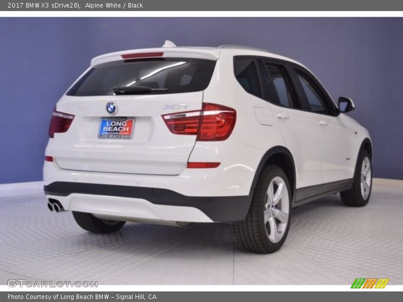 Alpine White / Black 2017 BMW X3 sDrive28i