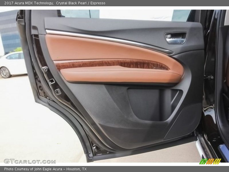 Crystal Black Pearl / Espresso 2017 Acura MDX Technology