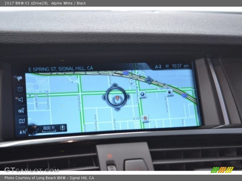 Alpine White / Black 2017 BMW X3 sDrive28i