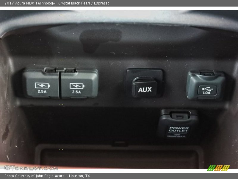 Crystal Black Pearl / Espresso 2017 Acura MDX Technology
