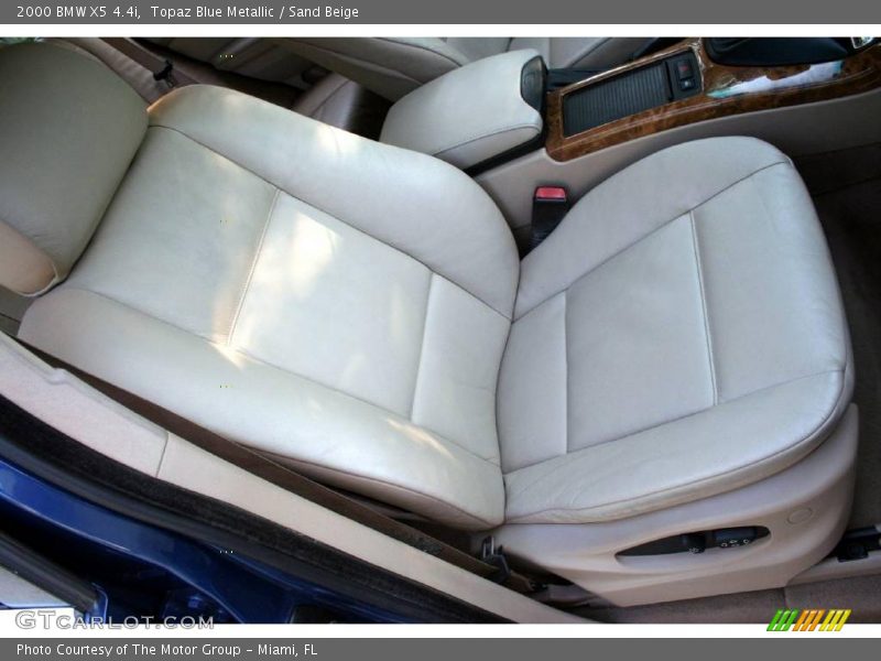 Topaz Blue Metallic / Sand Beige 2000 BMW X5 4.4i