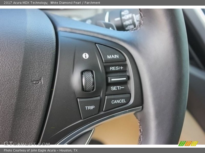 White Diamond Pearl / Parchment 2017 Acura MDX Technology