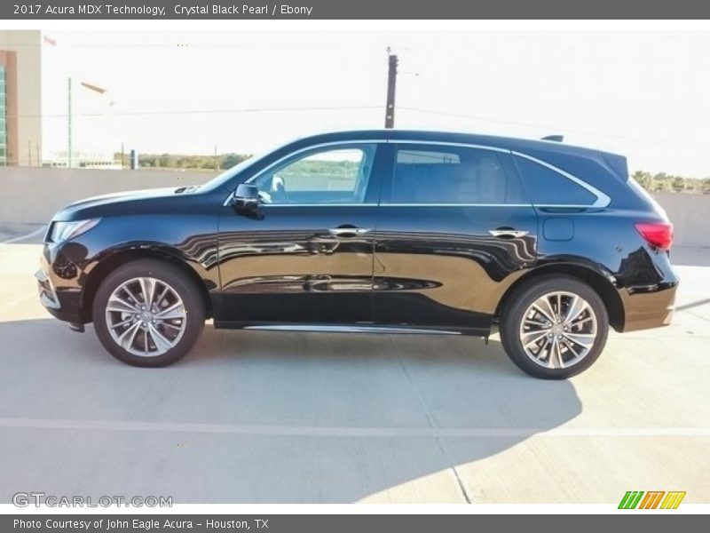 Crystal Black Pearl / Ebony 2017 Acura MDX Technology